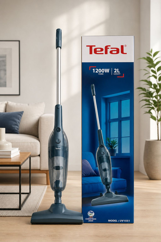 جارو برقی عصایی تفال مدل UV1551 توان ۱۲۰۰ وات ۲ لیتری