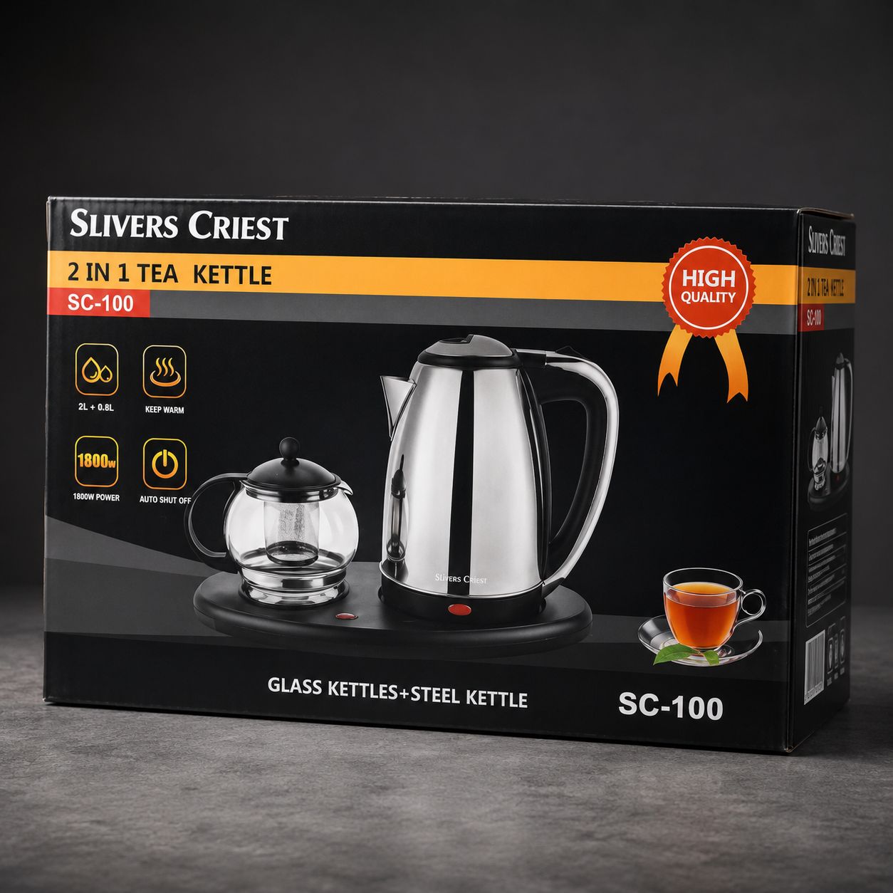 چایی ساز کنارهمی سیلور کرست مدل SC-100